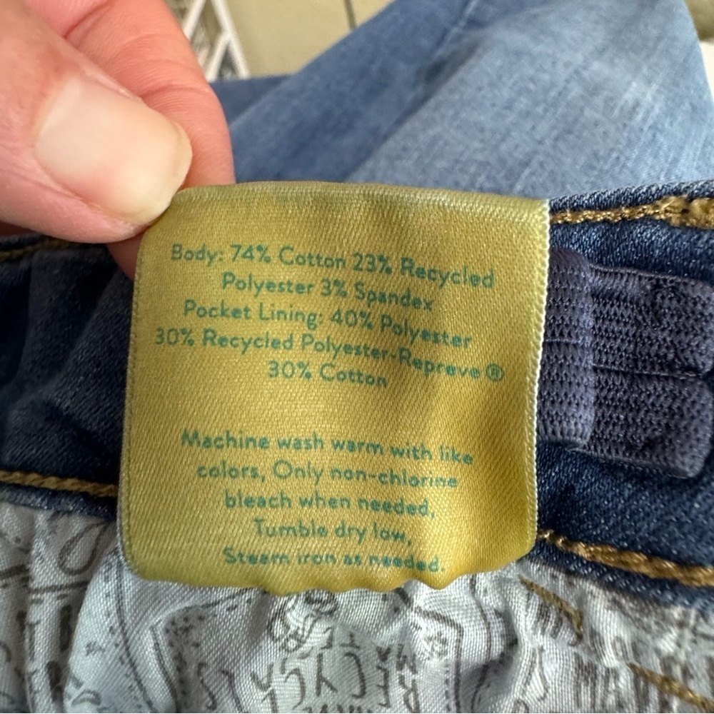 Thereabouts Girls Distressed Worn Condition Straight Leg Jeans - Picture 10 of 11
